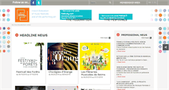 Desktop Screenshot of francefestivals.com